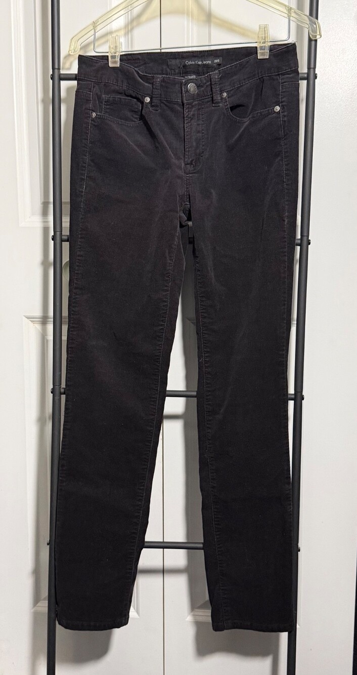 Calvin Klein Black Straight Leg Women's Jeans